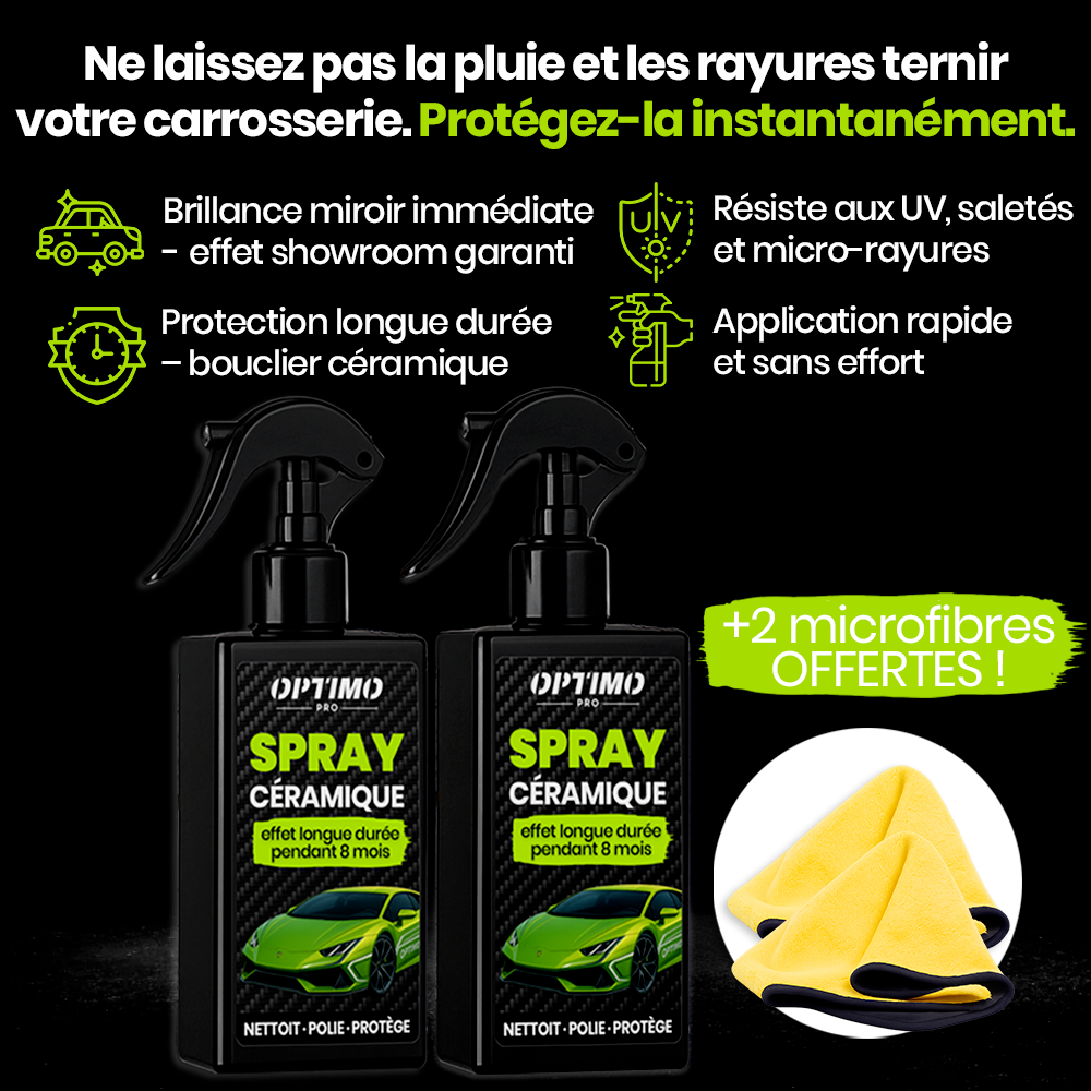 2 Optimo PRO™ Ceramic Sprays + 2 Microfibres GESCHENKT!