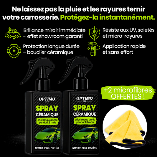 2 spray Optimo PRO™ Ceramic + 2 microfibre GRATIS!