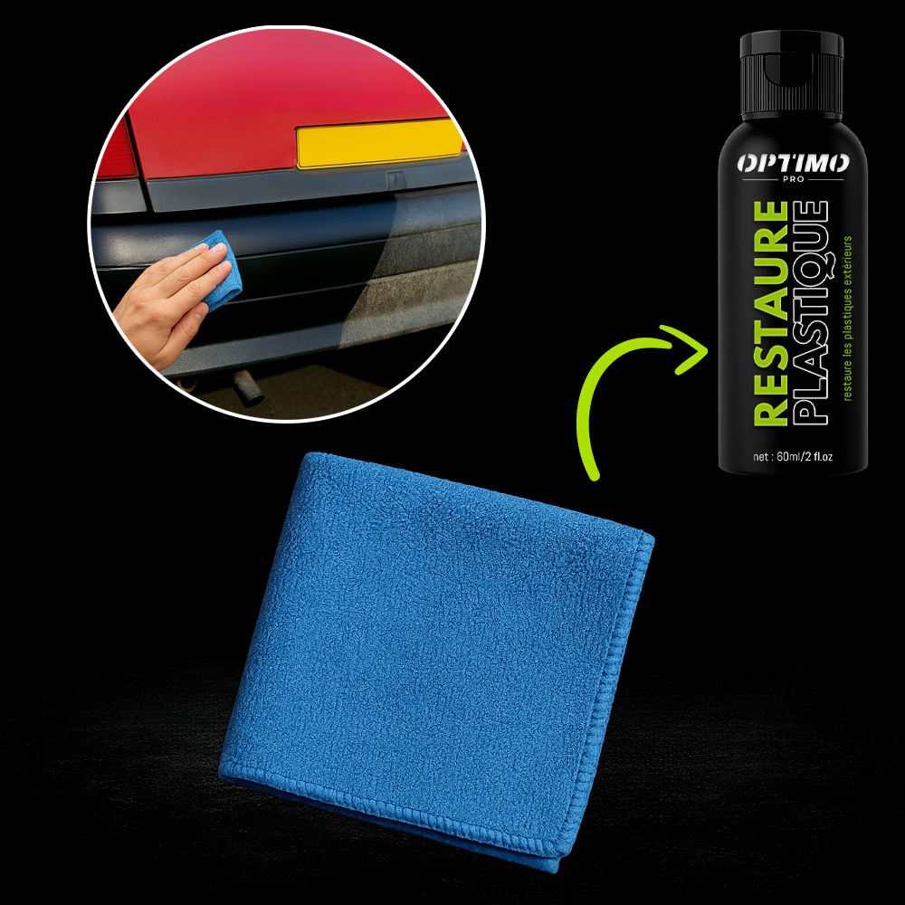 Microfibre de Finition pour Restaure Plastique Optimo™ PRO