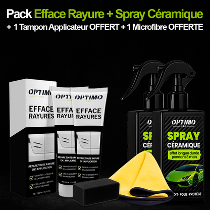 Pack Efface Rayure + Spray Céramique Optimo™ PRO