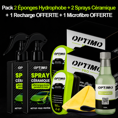 Pack Éponge Hydrophobe + Spray Céramique Optimo™ PRO