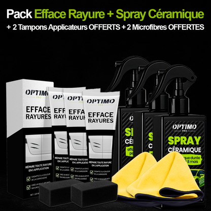 Pack Efface Rayure + Spray Céramique Optimo™ PRO