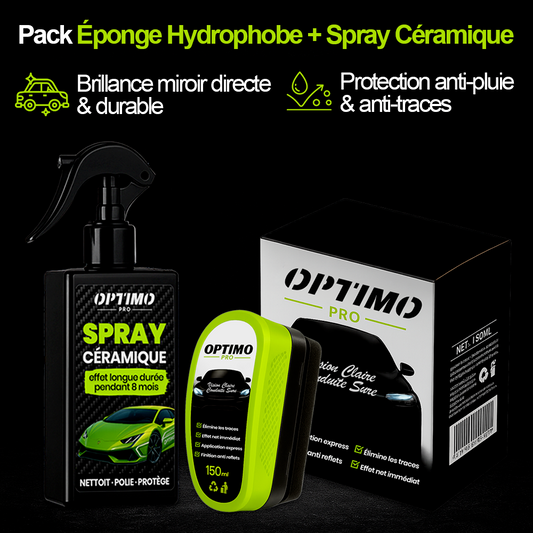 Pack Éponge Hydrophobe + Spray Céramique Optimo™ PRO