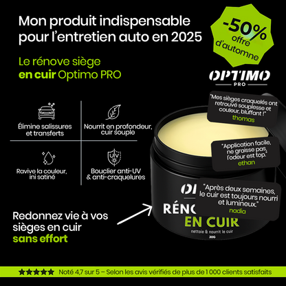 Rénove Siège en Cuir Optimo™ PRO