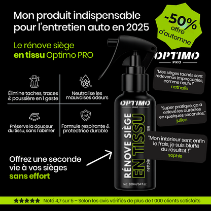 Rénove Sièges en Tissu Optimo™ PRO