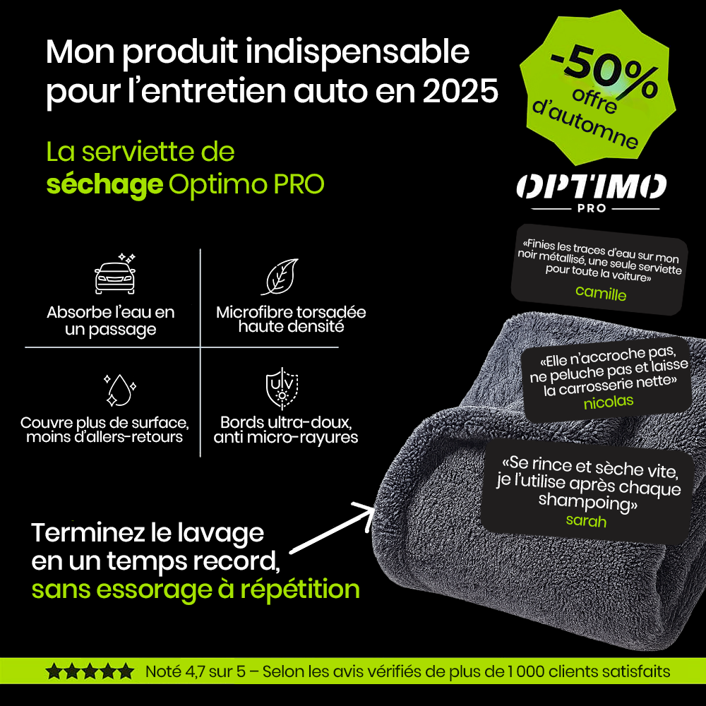 Serviette de Séchage Optimo™ PRO