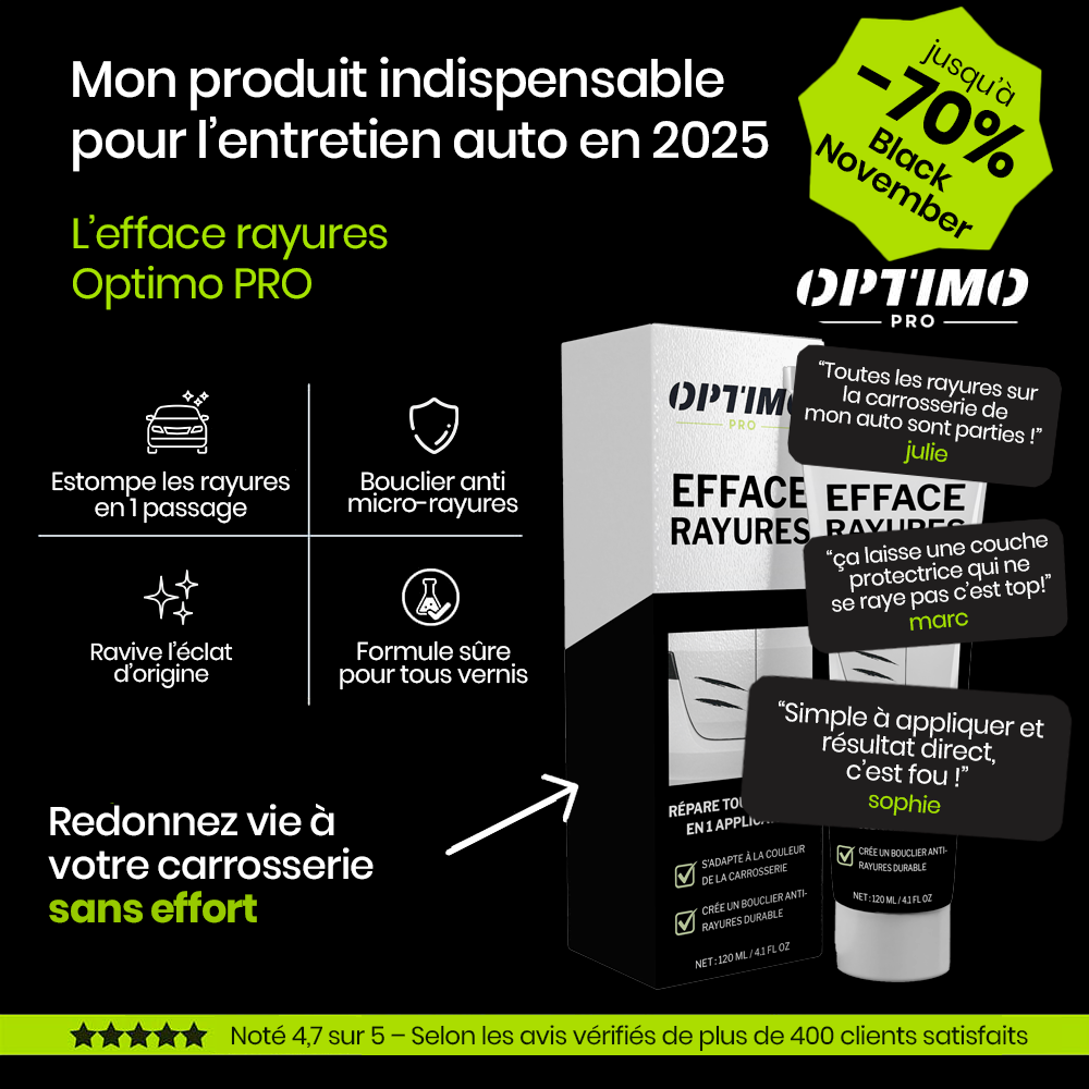 Efface Rayures Optimo™ PRO